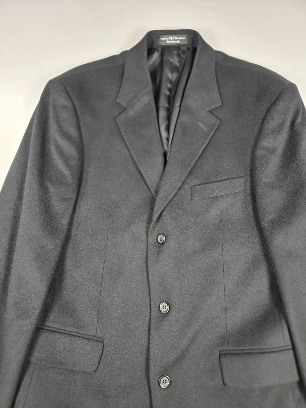 Andrew Fezza Silk Wool Cashmere Sport Coat Blazer 41L
